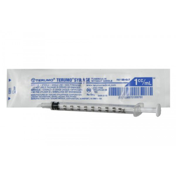Terumo Syringe Without Needle - 1CC/ML